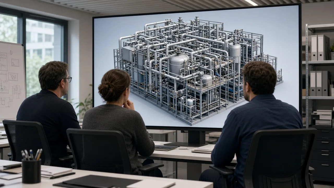 BIM در طراحی برودتی صنعتی