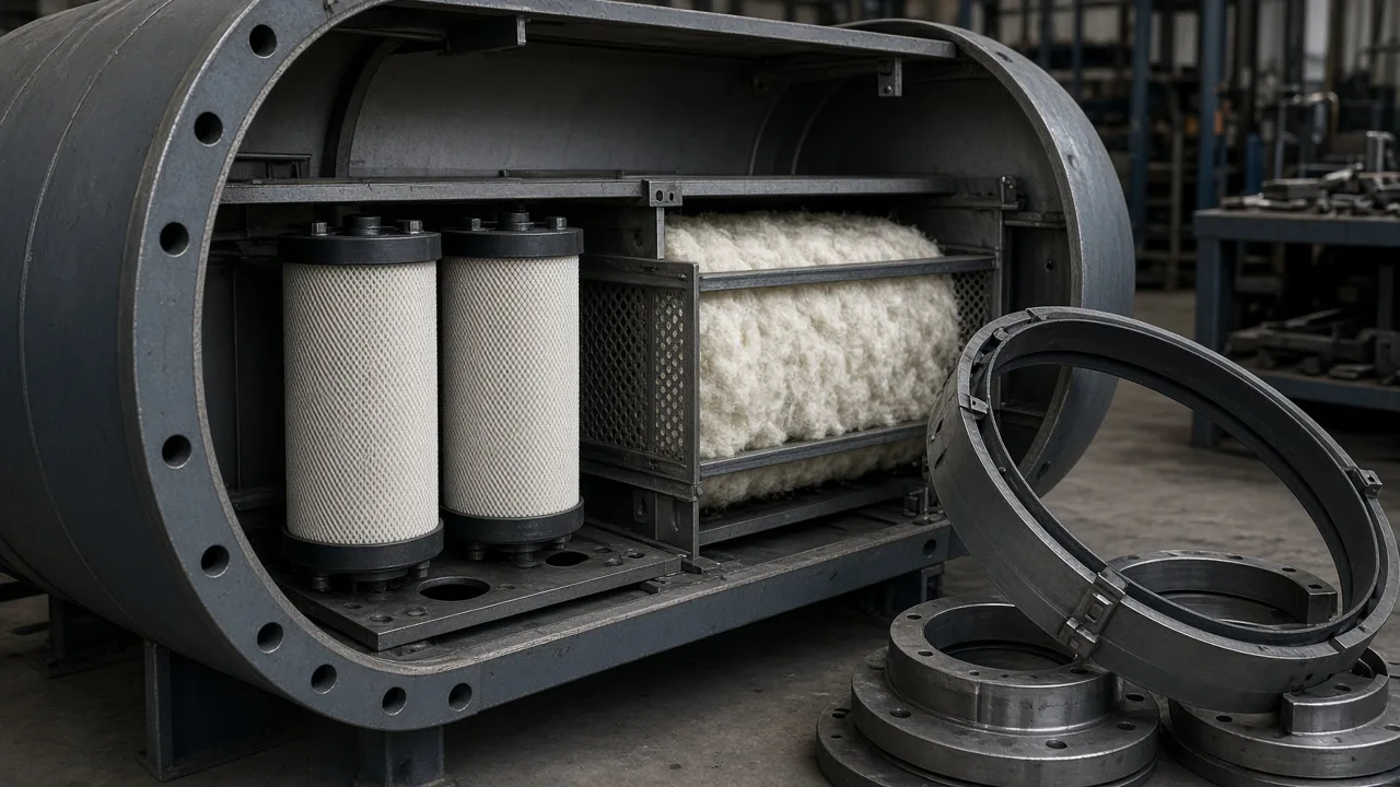 Coalescing Elements · Oil Heater